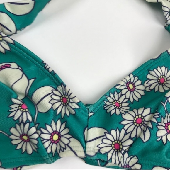 Wildfox Flower Power Swimsuit Top XS - Picture 2 of 6